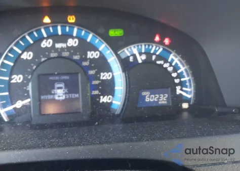 2012 Toyota Camry Hybrid Xle z USA, uszkodzony, nr VIN 4T1BD1FK7CU023909